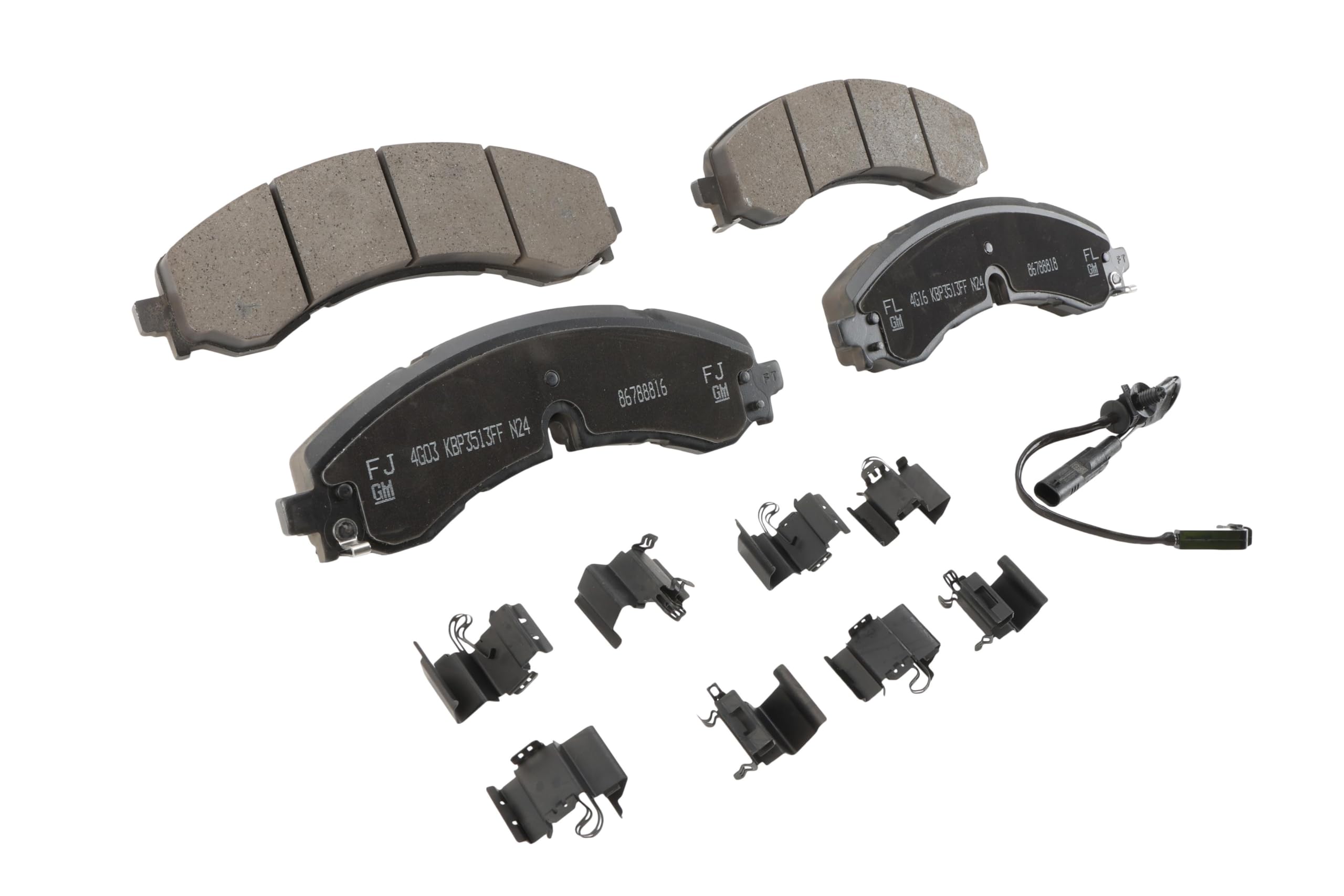 Amazon.com: GM Genuine Parts 86788820 Front Disc Brake Pad Set